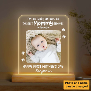 Personalized I'm As Lucky As Can Be Plaque LED Lamp Night Light