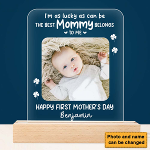 Personalized I'm As Lucky As Can Be Plaque LED Lamp Night Light