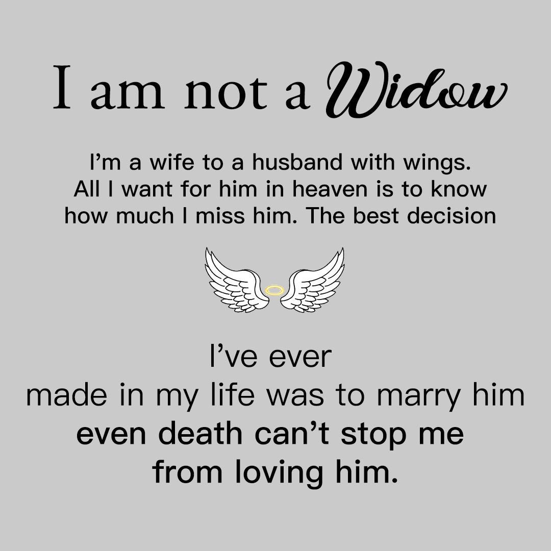 For Memorial - I'm a Wife to a Husband Custom Name Bead Bracelet