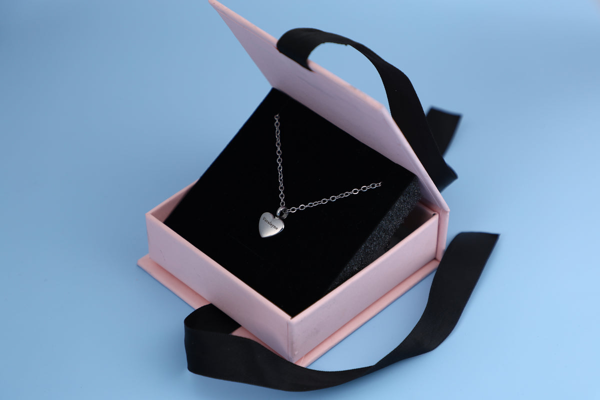 Veralayne Personalized Name Heart Pendant Necklace – A Gift Straight from the Heart